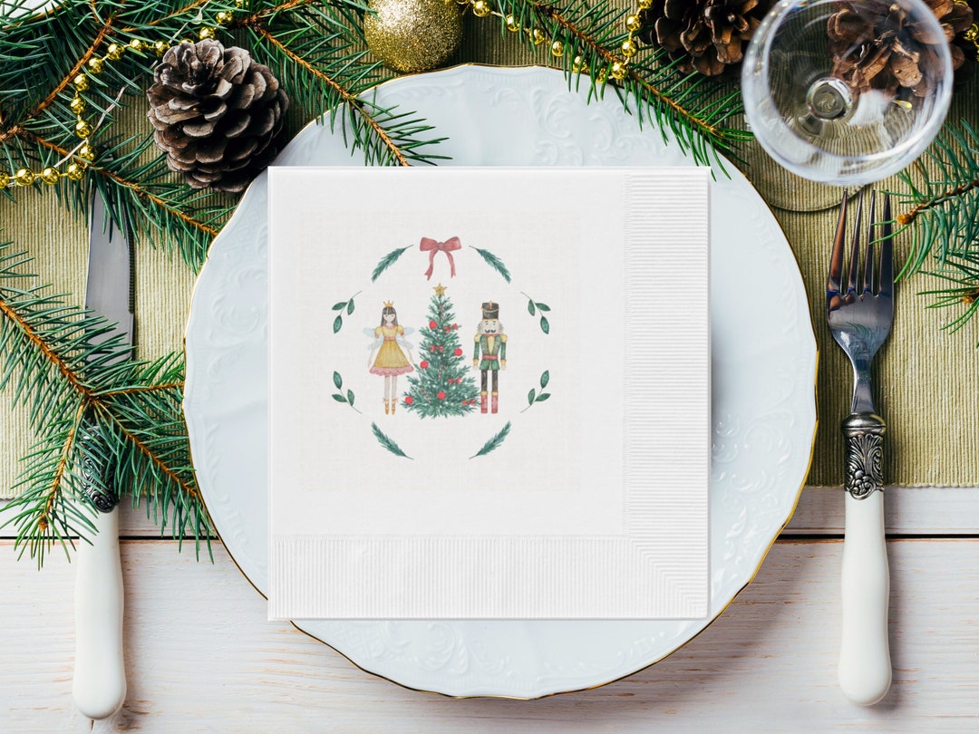 Nutcracker Paper Napkins Christmas Napkins Holiday Party Etsy