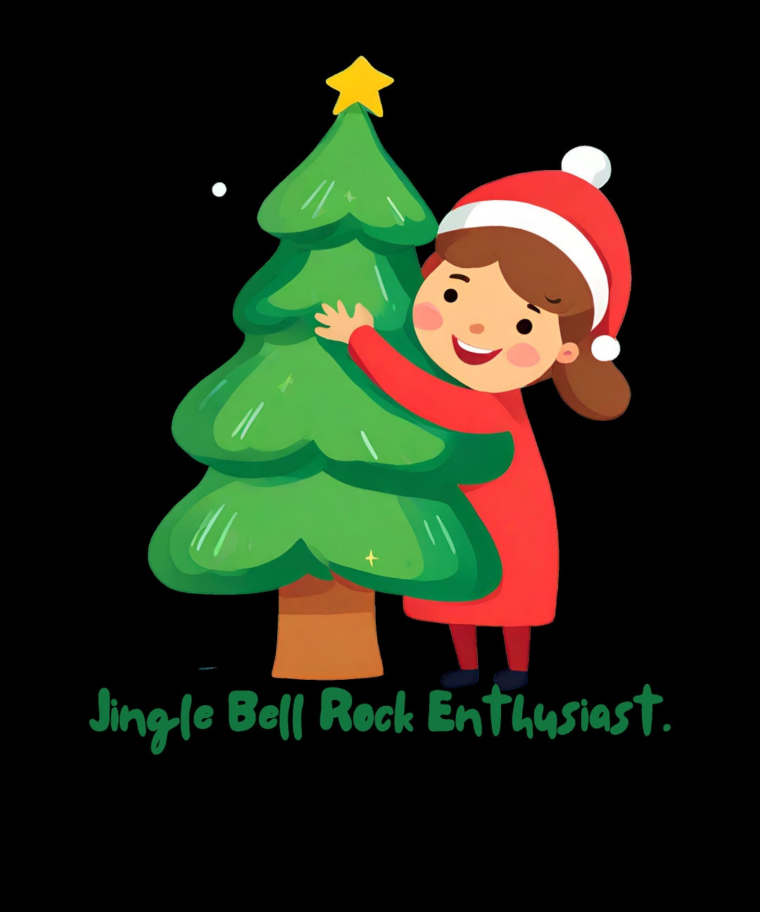Funny Christmas Tree Hugger Png and Jpeg Digital Download Etsy