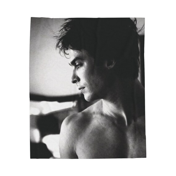 Damon Salvatore Plush Blanket Etsy