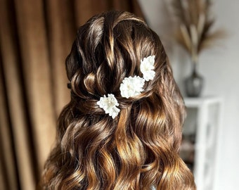 Wedding Hair Pins, Flowers Hair Pins, Bridal Hair Accessories, Bridal Hairpins, Wedding Hair Comb with Flowers, Bridal Flower Pins