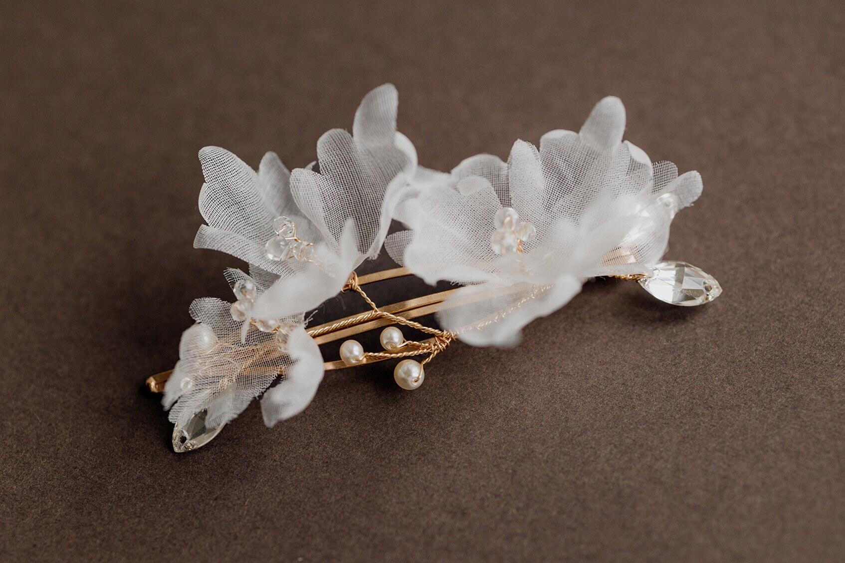 Andelaisi Boho Mond-Haarspange – Vintage Halbmond Mit Kristall-Anhänger, Haarschmuck Für Frauen & Mädchen