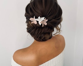 Flowers Wedding Hair Pins, Bridal Hair Pins, Floral Wedding Hair Accessories, Bridal Boho Jewelry, Bridal Hair Piece, Hair Pins with Flowers
