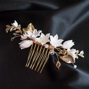 Wedding Hair Accessories, Bridal Hair Comb, Flowers Wedding Hair piece, Wedding Hair Flowers, Bridal Headpiece