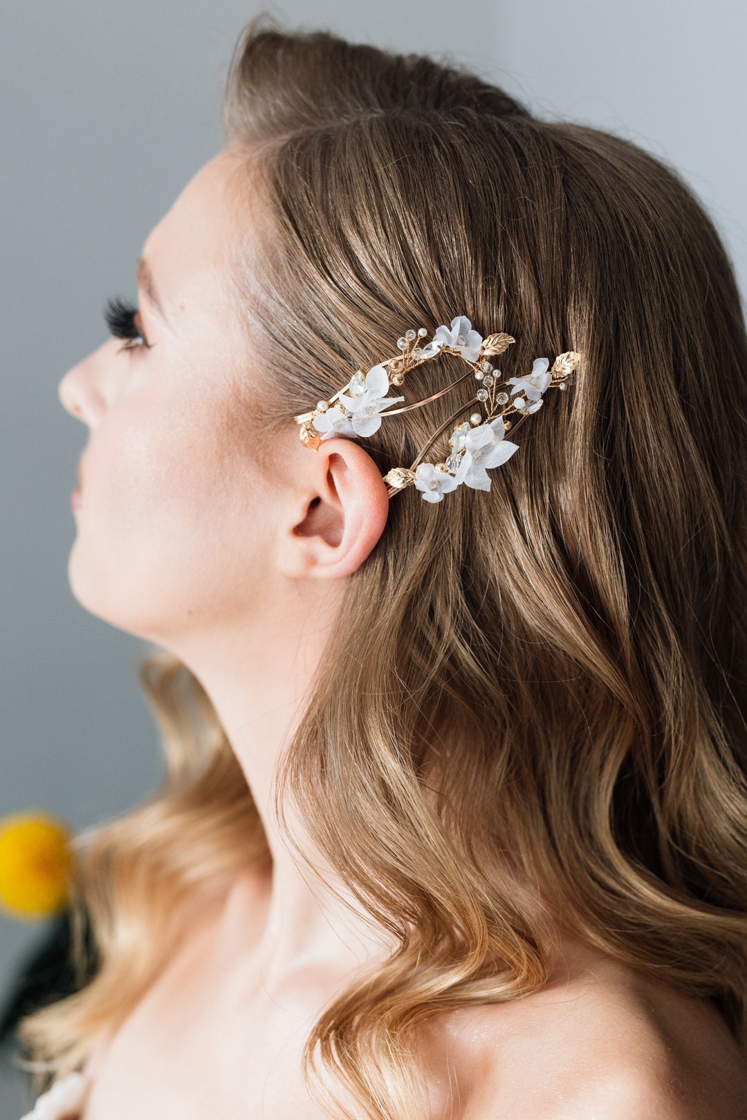 ❤️Beautiful hair accessories 4 pieces. Amazon.com : 4 Pcs Bow Hair Clips Elegant Hair Claw  main image 4
