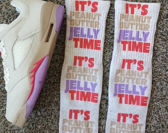 ピーナッツバターとジャムの時間だよ 5秒ソックス