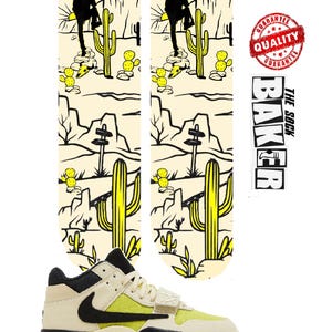 Bright cactus jack socks