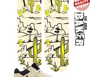 Bright cactus jack socks