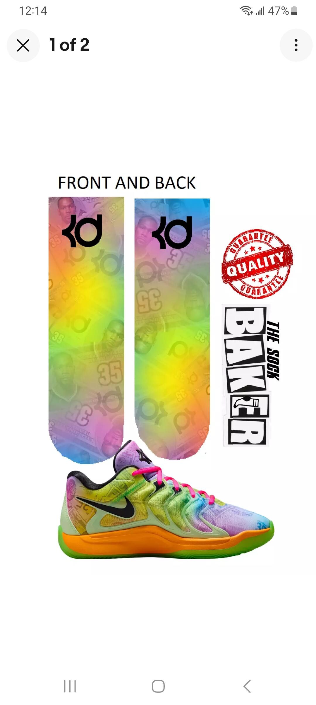 Kd 17 ASW Socks - Etsy