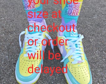 Easter air force 1 socks to match