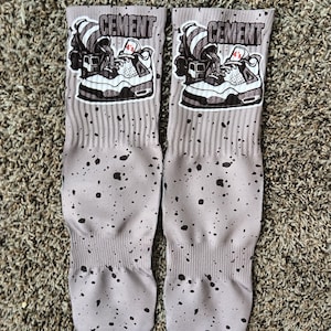 Cement 4s socks to match