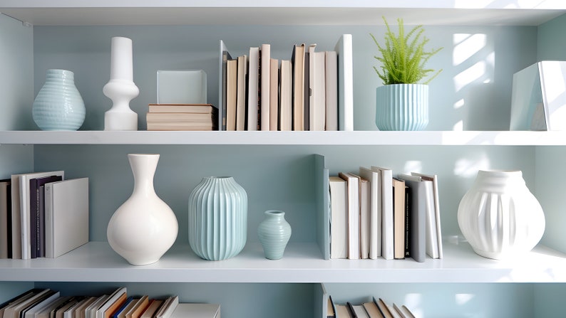 Zoom Background Bookshelf BUNDLE | Streaming | Virtual Meeting ...