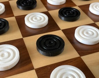 Bullseye Stackable Checker STL-Digitaldatei.