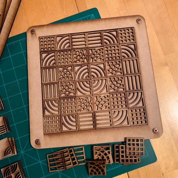 Zen Garden Instant Download for laser cutting and Glowforge