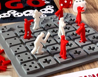 Zombie Bingo Tabletop Game 3d Printed Boardgame