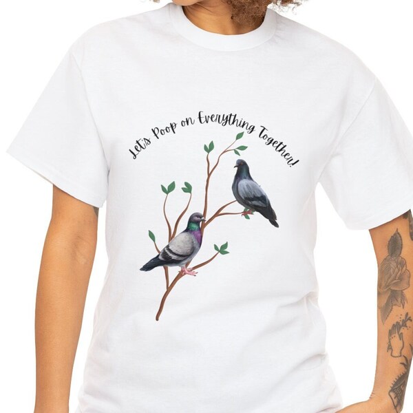 Bird Poop Shirt Etsy