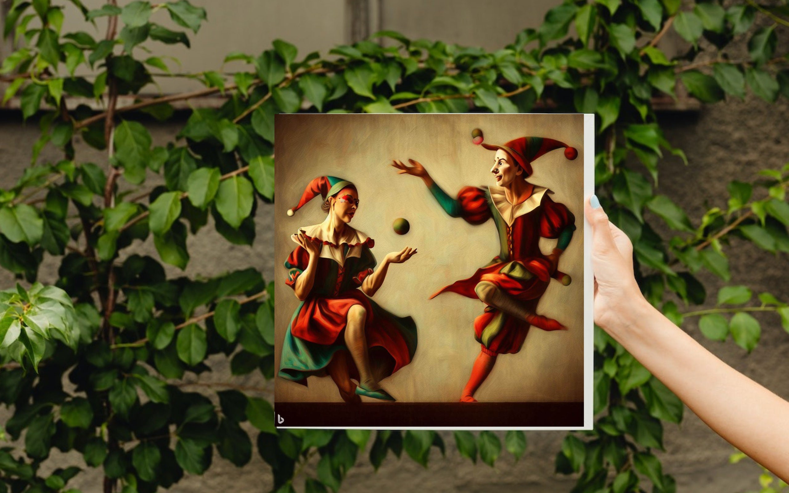 Clown Jesters Digital Download-printable Wall Art-artwork Prints-fine