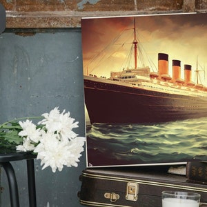 Captivating Titanic Digital Wall Art Home Decor Ideas Vintage Boat Art Instant Download Printable Art Maritime Nautical Art