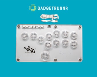 RaidenBox Core v2.0 PC - Leverless All-button Arcade Fightstick, Inspired by Snackbox & Flatbox