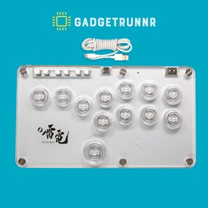 RaidenBox Core v2.3 PS5/PC RBG - Leverless All-button Arcade Fightstick, Inspired by Snackbox & Flatbox