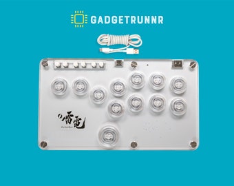 RaidenBox Core v2.0 PS5 - Leverless All-button Arcade Fightstick, Inspired by Snackbox & Flatbox