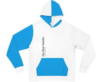 Under Construction Hoodie - Blue/White