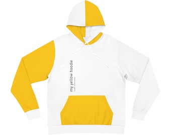 Under Construction Hoodie - Yellow/White