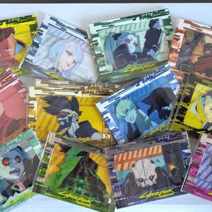 Cyberpunk Edgerunners Cybercel Cell Art Cards - Commons 01-09