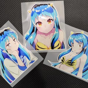 Lum Anime Car Sticker: Urusei Yatsura JDM Slap Decal