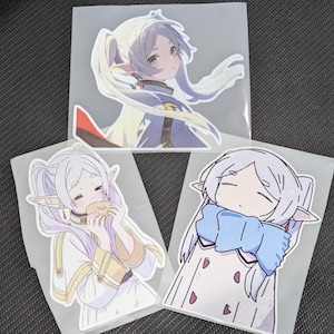 Cute Frieren Anime Car Stickers - Cute JDM Car Slap Stickers