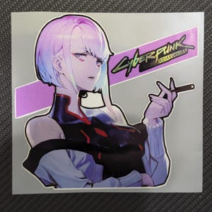 Cyberpunk Edgerunners Lucy Car Sticker - JDM Anime Decal