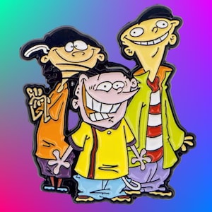 Ed, Edd n Eddy 90s Cartoon Pin - Retro Cartoon Enamel Pin