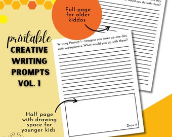 Creative writing for kids Creative writing for home School Creative writing prompts for 6-12 year olds. Activities for elementary aged kids.