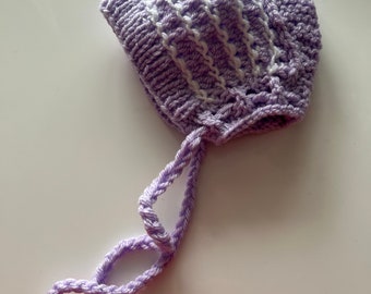 Bonnet bébé en tricot