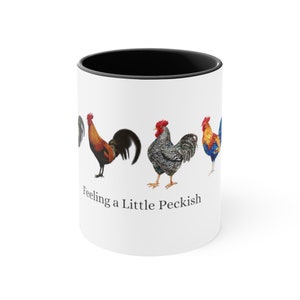Rooster Mug, Funny Rooster Mug, funny Mug Farm animal  themed Ceramic Mug 11oz, Rooster Lovers Gift