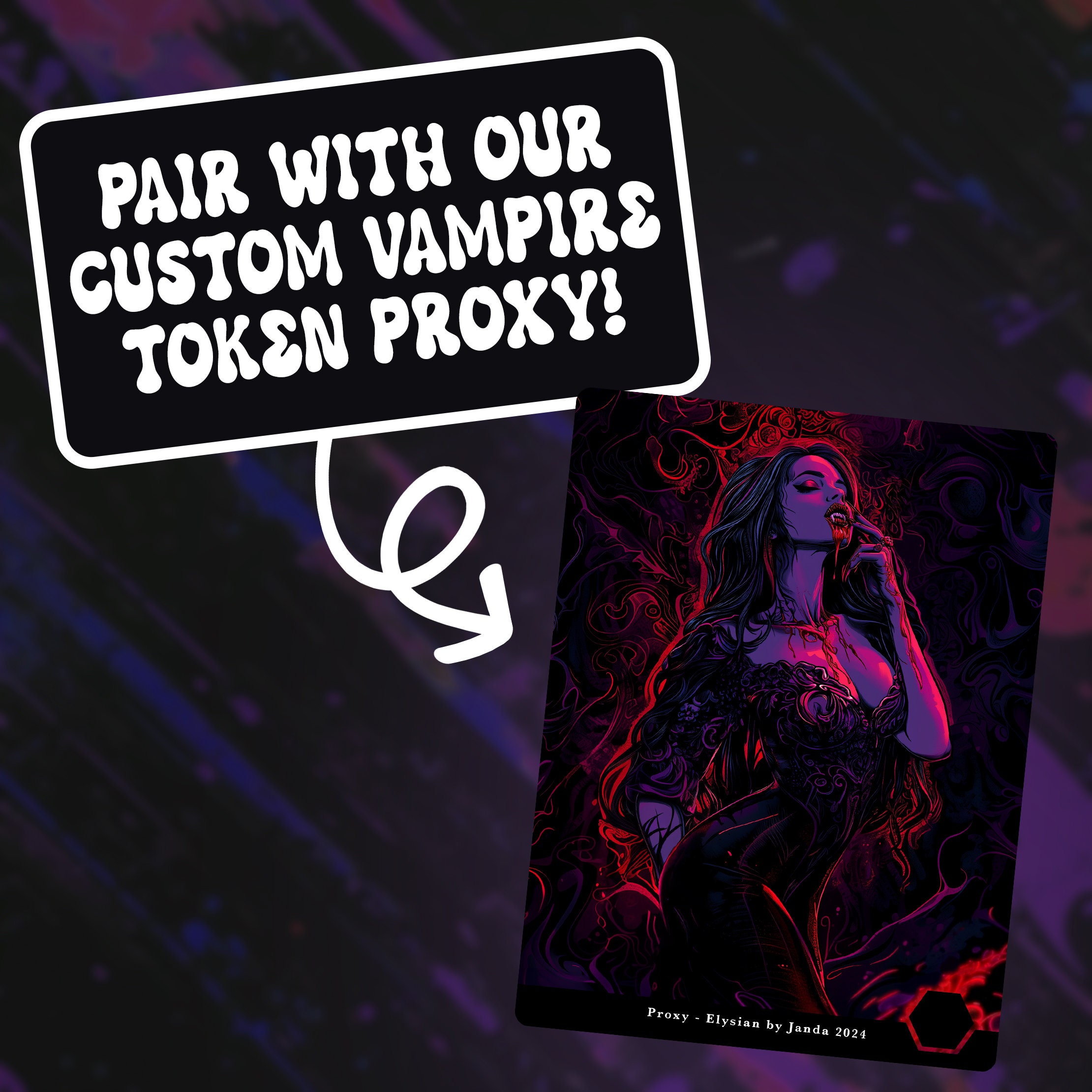Edgar Markov Proxy Card – Custom Designed Art Magic The Gathering MTG