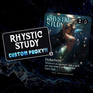 Proxy Rhystic Study - Custom Anime Proxy