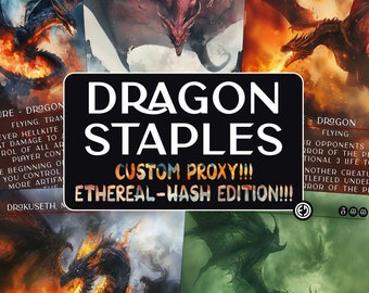 Proxy Dragon Staples - Ethereal Wash Edition (Custom Proxy)