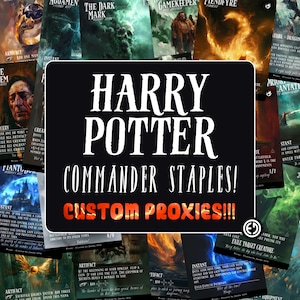 Proxies con temática de Harry Potter - Commander Staples (Proxies personalizados)