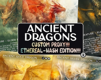 Proxy Ancient Elder Dragons - Ethereal Wash Edition (Custom Proxy)