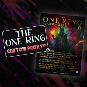 Proxy The One Ring - Psychedelic Poster Edition (Custom Proxy)