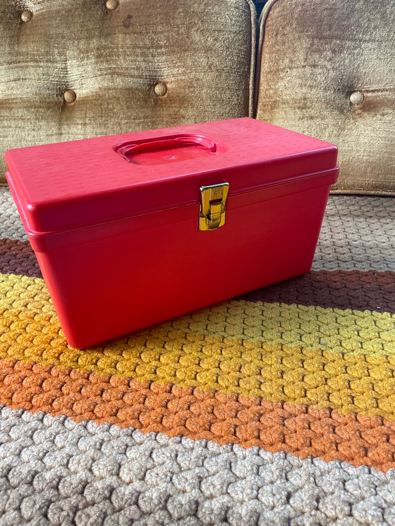 Vintage Sewing Accessory Box Etsy