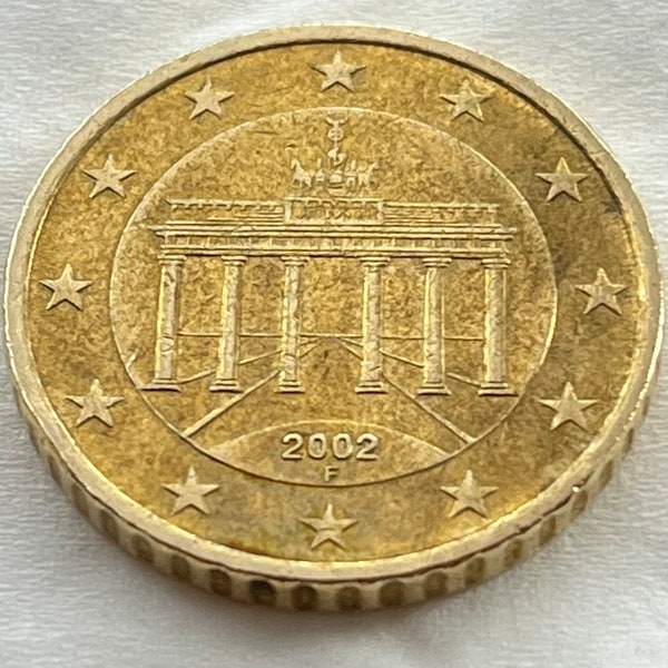 German coin 50cents 2002 F