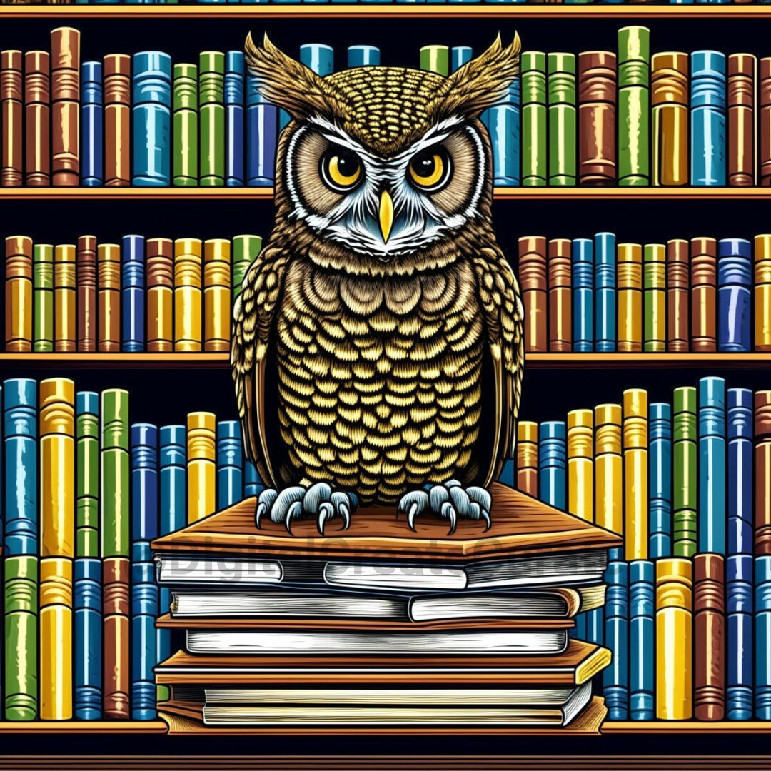 Buy Owl SVG Book Clipart Book SVG Owl Clipart Cut File Owl Clipart Owl