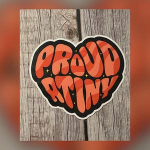 Pegatina de vinilo impermeable &quot;Proud Atiny&quot; de ATEEZ