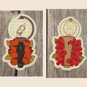 Ateez Floral Nachimbong Lightiny Lightstick |Waterproof Stickers| Antiny | Kpop gift