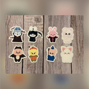 Stray Kids SKZOO Halloween Costume Waterproof Stickers