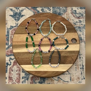 BTS Member Beaded Kpop Bracelet Glass Bead (RM Jin Suga J-Hope Jimin Taehyung Jungkook)