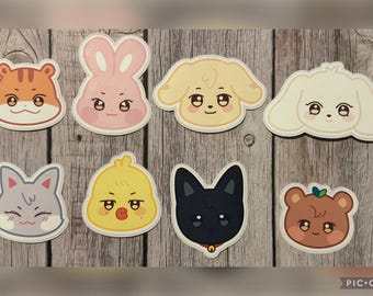 ATEEZ ANITEEZ Head Stickers |Waterproof Vinyl Stickers| Atiny
