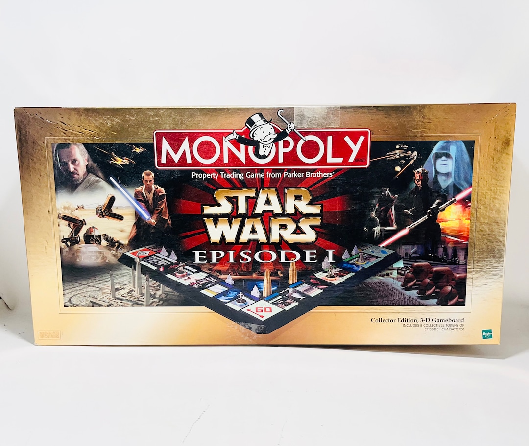 Monopoly Star Wars-episode 1 Collector's Edition3-d - Etsy