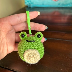 Chaveiro Sapo Amigurumi em Crochê